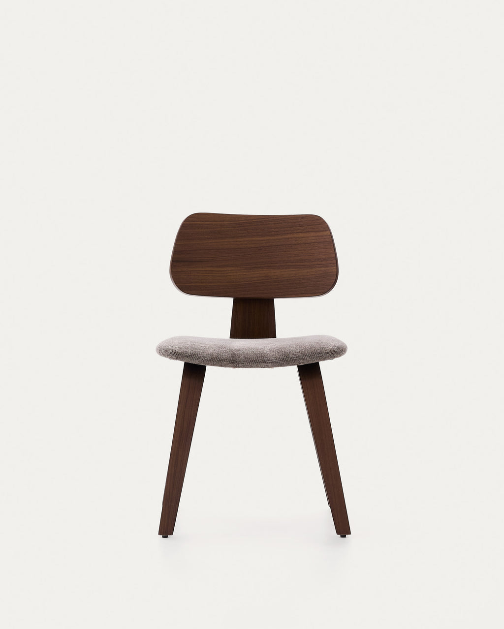 Japandi Stuhl Gena – Chenille, Beige – weitere Ansicht