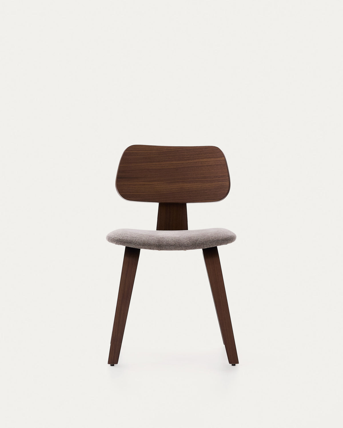 Japandi Stuhl Gena – Chenille, Beige – weitere Ansicht