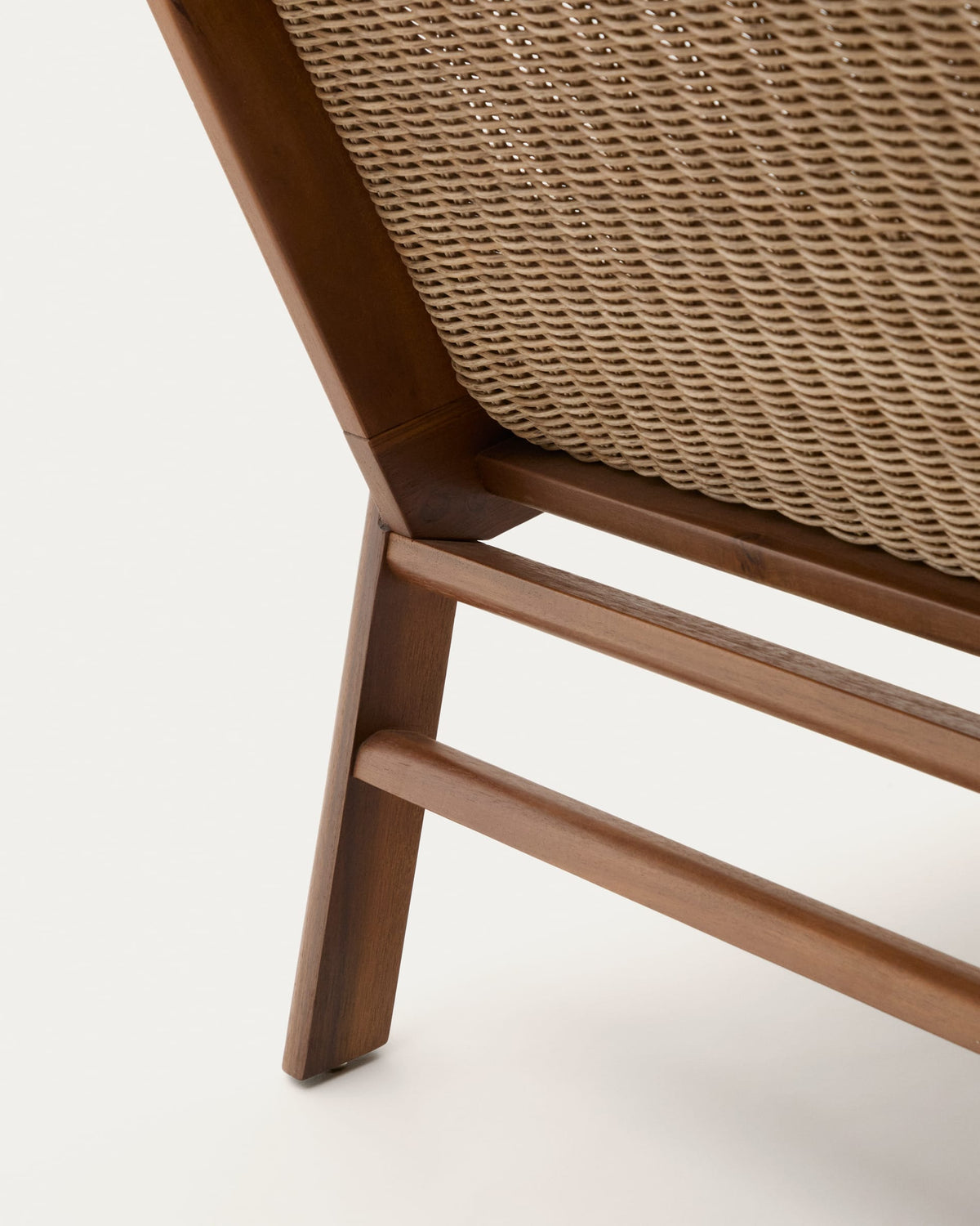 Japandi Sessel Itani – Teakholz, Braun – weitere Ansicht