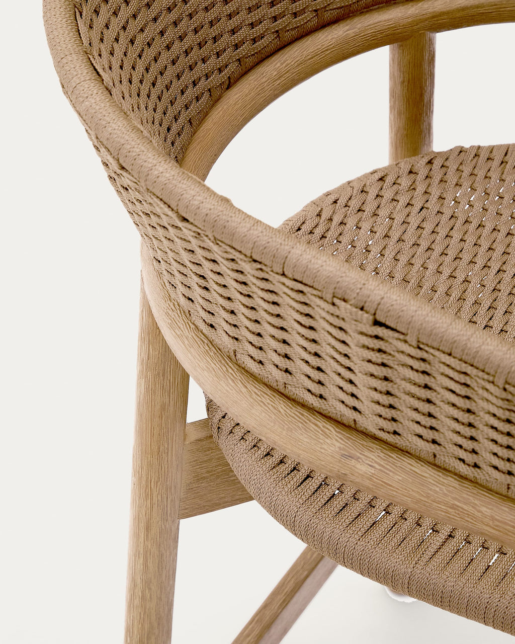 Japandi Hocker Arinella – Akazie, Natur, 65 cm – weitere Ansicht