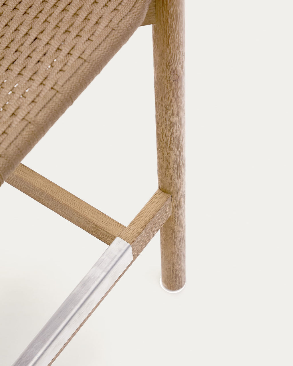 Japandi Hocker Arinella – Akazie, Natur, 65 cm – weitere Ansicht