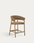 Japandi Hocker Arinella – Akazie, Natur, 65 cm – Produktansicht