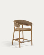 Japandi Hocker Arinella – Akazie, Natur, 65 cm – Produktansicht
