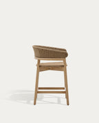 Japandi Hocker Arinella – Akazie, Natur, 65 cm – weitere Ansicht