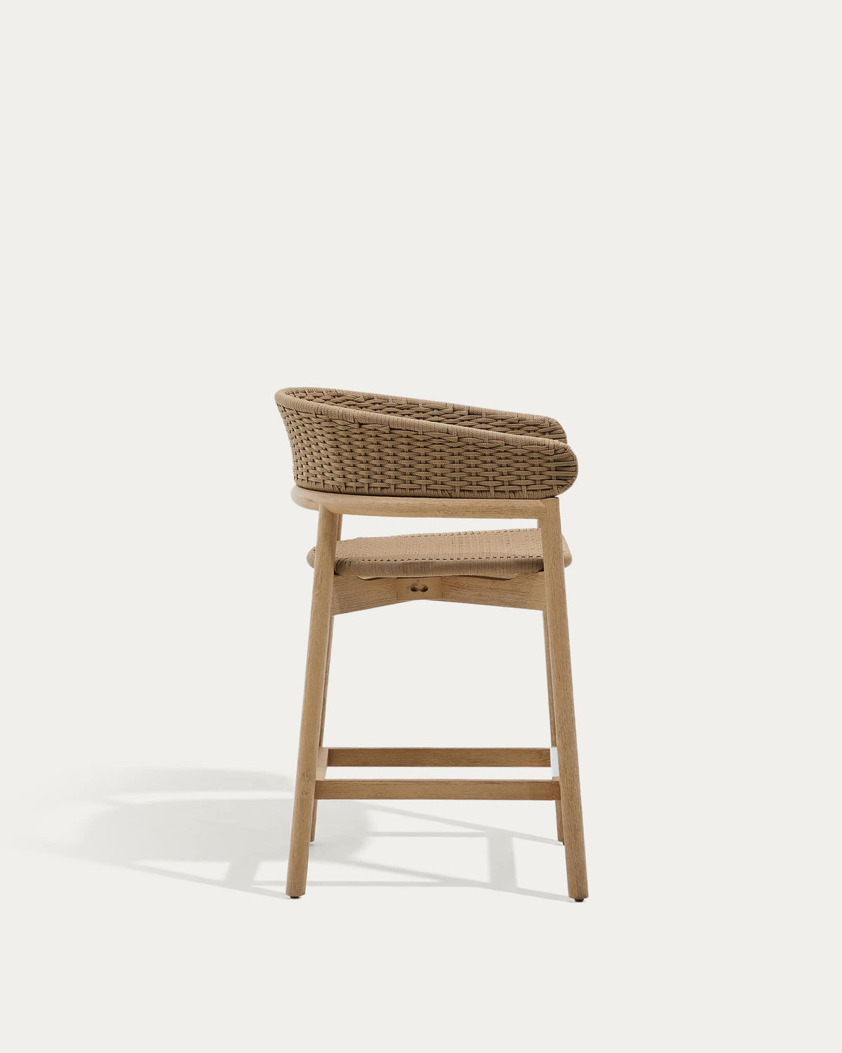 Japandi Hocker Arinella – Akazie, Natur, 65 cm – weitere Ansicht