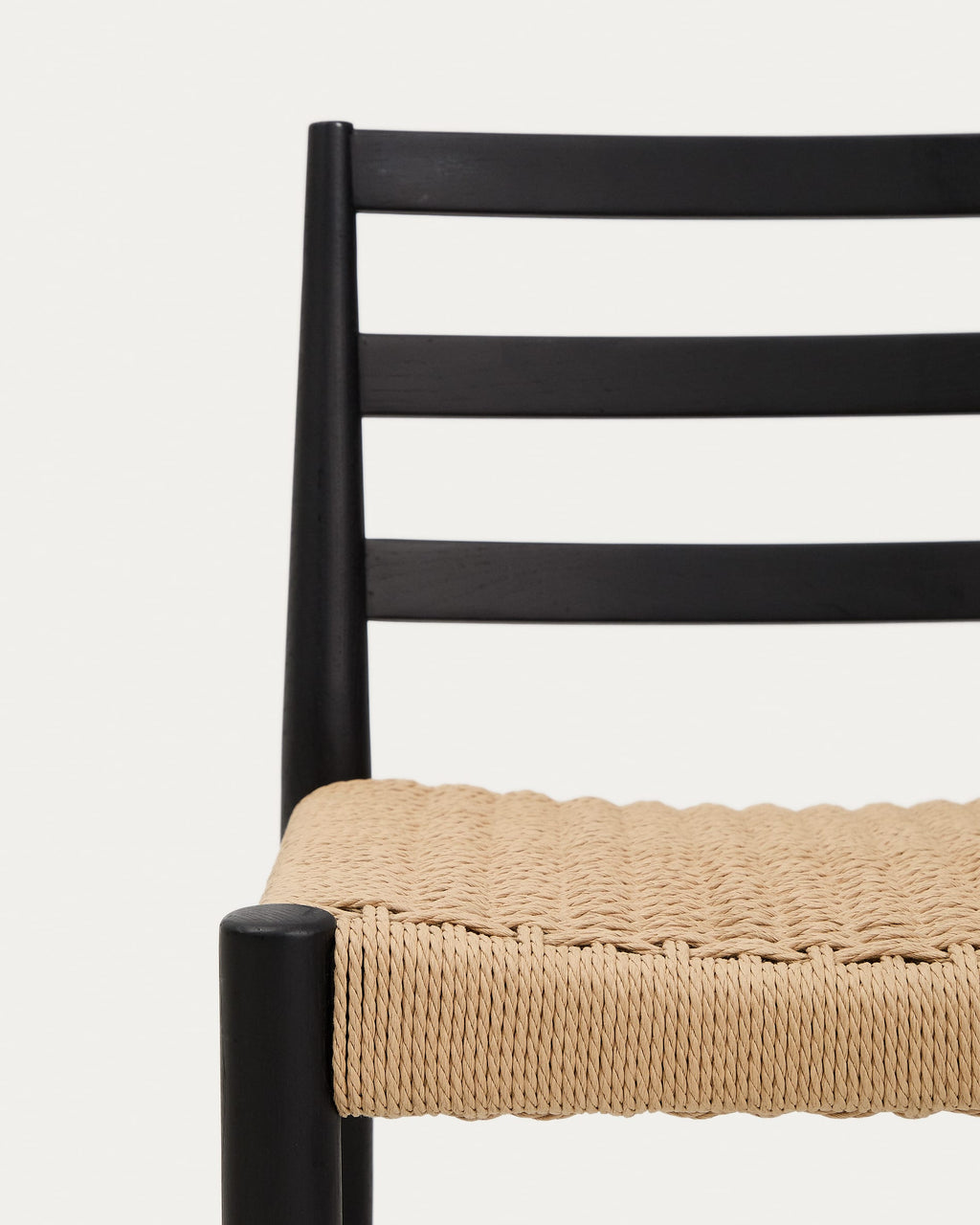 Japandi Barhocker Analy – Eiche, Schwarz, 65 cm – weitere Ansicht