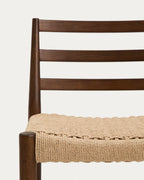 Japandi Barhocker Analy – Eiche, Nussbaum, 65 cm – weitere Ansicht