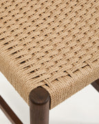 Japandi Barhocker Analy – Eiche, Nussbaum, 65 cm – weitere Ansicht