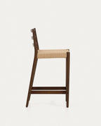Japandi Barhocker Analy – Eiche, Nussbaum, 65 cm – weitere Ansicht