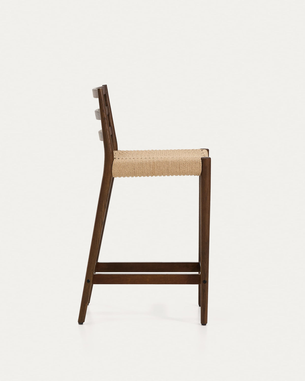 Japandi Barhocker Analy – Eiche, Nussbaum, 65 cm – weitere Ansicht