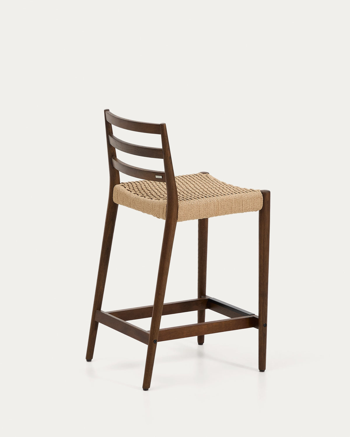 Japandi Barhocker Analy – Eiche, Nussbaum, 65 cm – weitere Ansicht