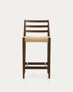 Japandi Barhocker Analy – Eiche, Nussbaum, 65 cm – weitere Ansicht