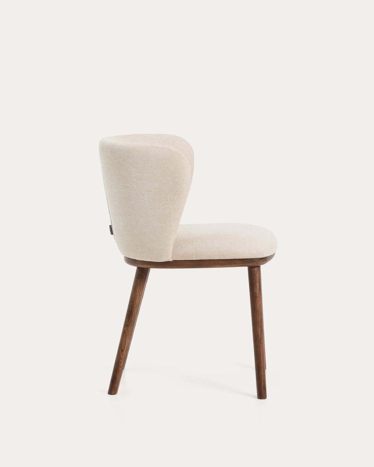 Japandi Stuhl Ciselia – Chenille, Beige – weitere Ansicht
