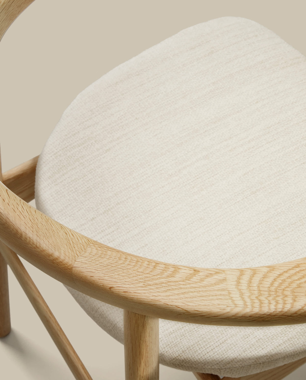 Japandi Stuhl Timons – Natur, Beige – weitere Ansicht