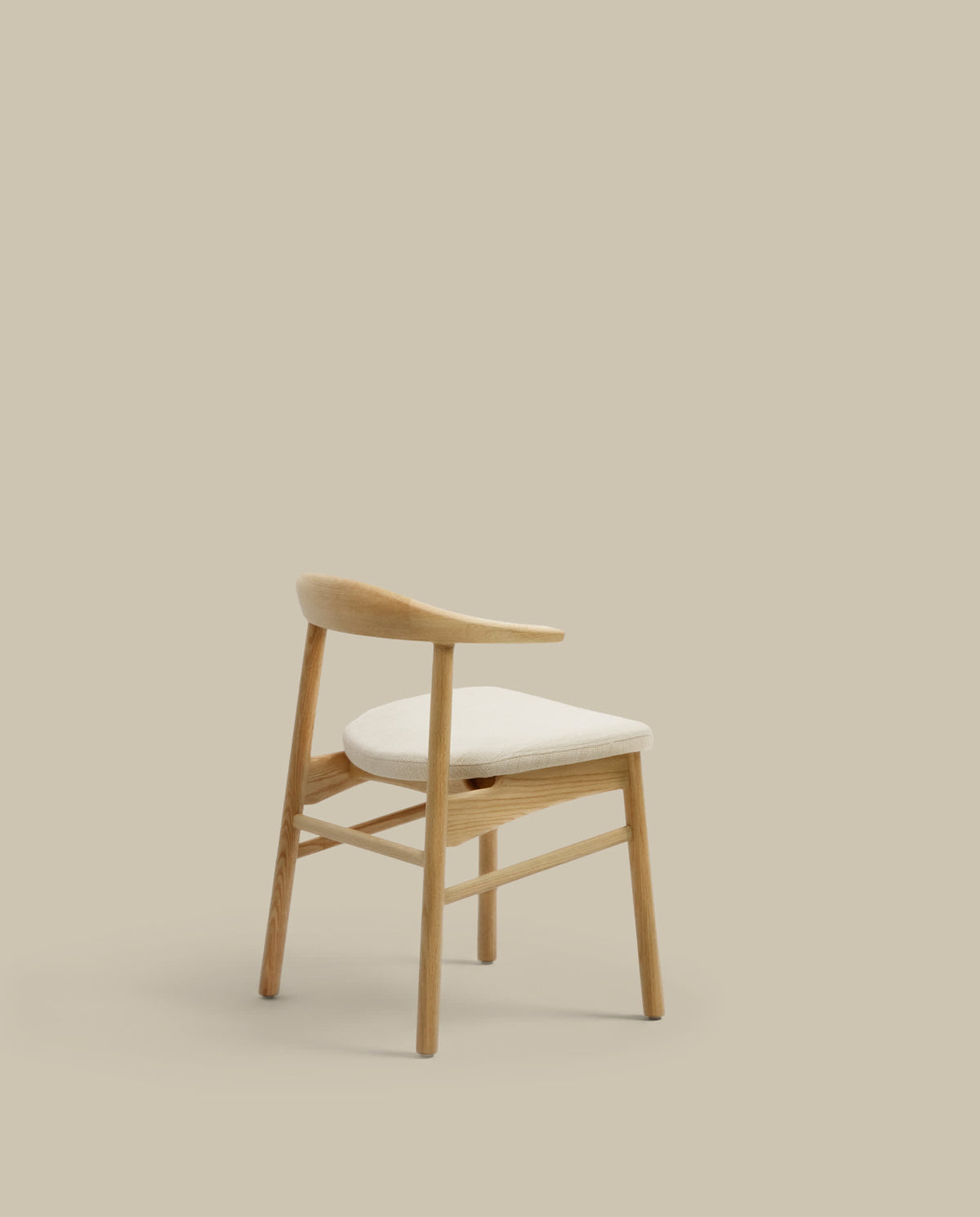 Japandi Stuhl Timons – Natur, Beige – weitere Ansicht