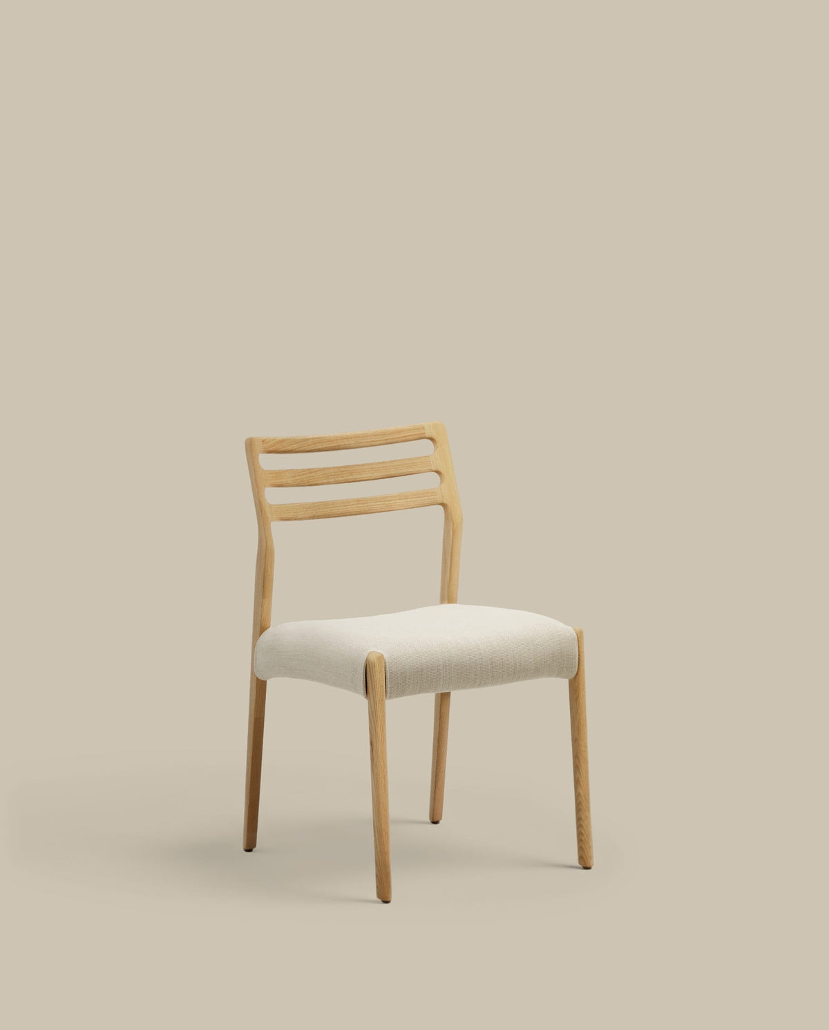 Japandi Stuhl Cudia – Natur, Beige – weitere Ansicht