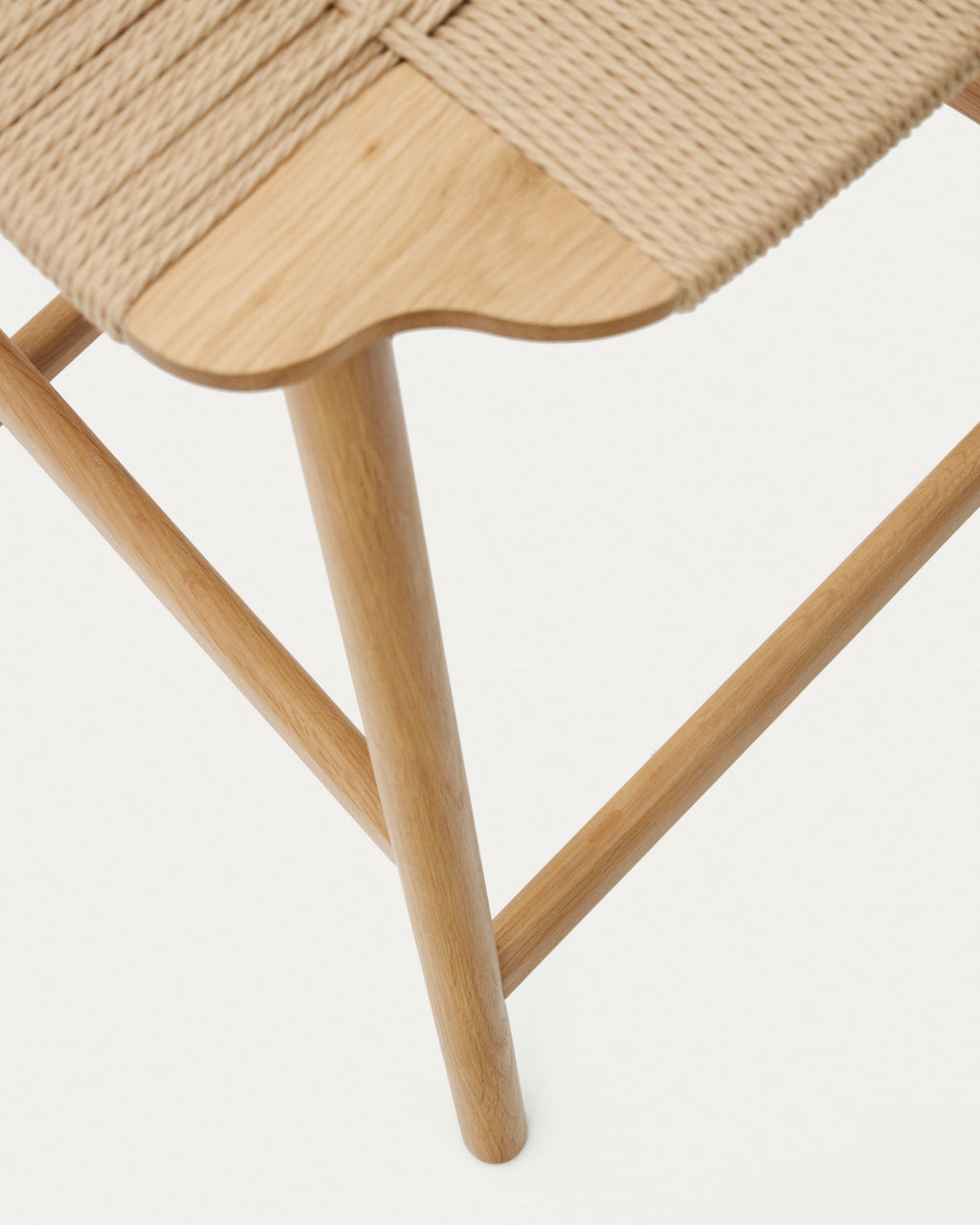 Japandi Hocker Enit – Eiche, Beige, 65cm – weitere Ansicht