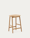 Japandi Hocker Enit – Eiche, Beige, 65cm – Produktansicht
