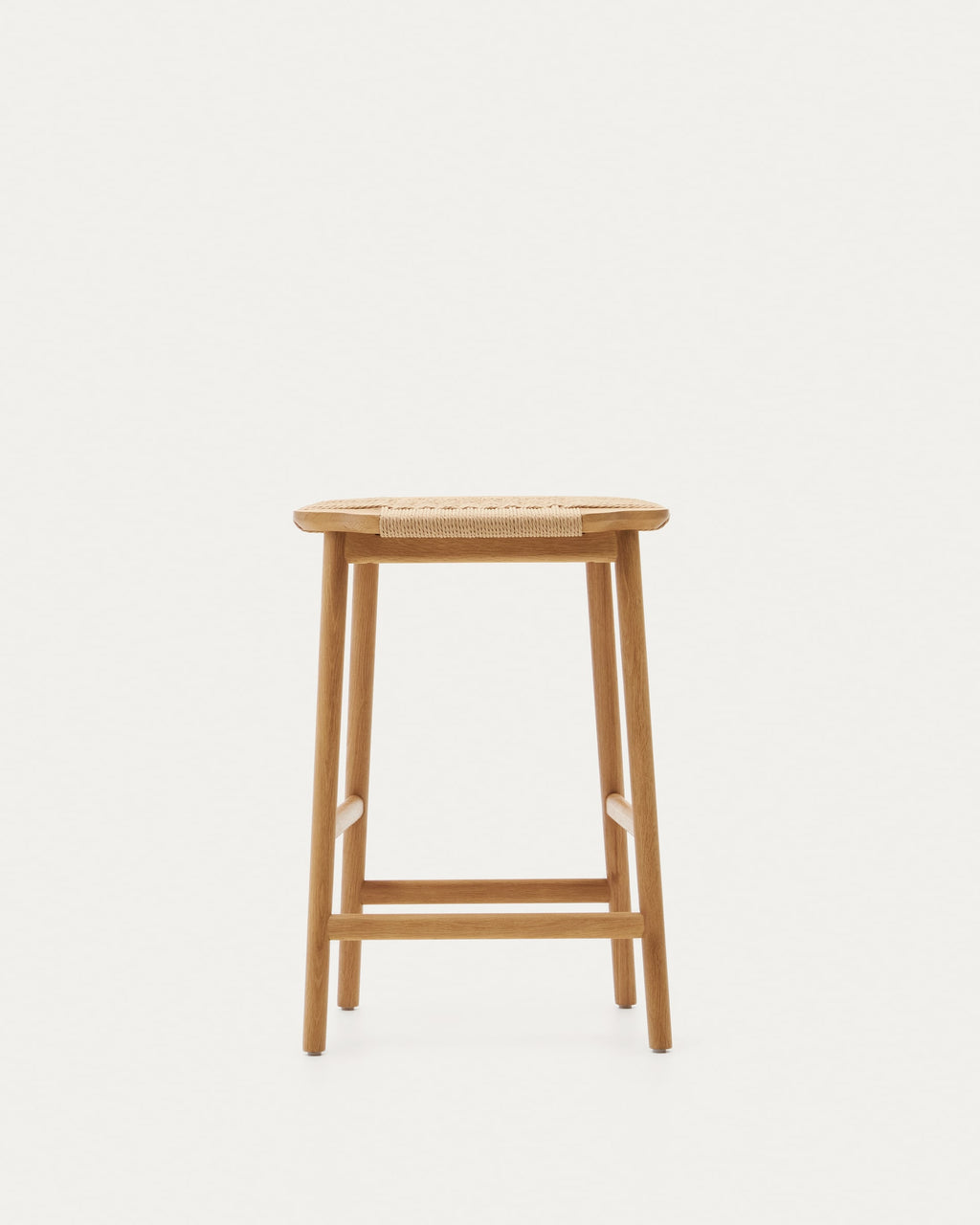 Japandi Hocker Enit – Eiche, Beige, 65cm – weitere Ansicht