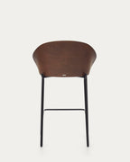 Japandi Hocker Eamy – Chenille, Hellbraun, 65 cm – weitere Ansicht