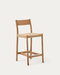 Japandi Barhocker Yalia – Eiche, Natur, 65 cm – Produktansicht