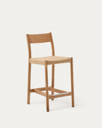 Japandi Barhocker Yalia – Eiche, Natur, 65 cm – Produktansicht