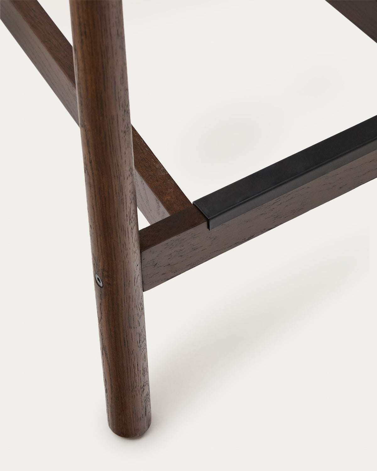 Japandi Barhocker Yalia – Eiche, Nussbaum, 65 cm – weitere Ansicht