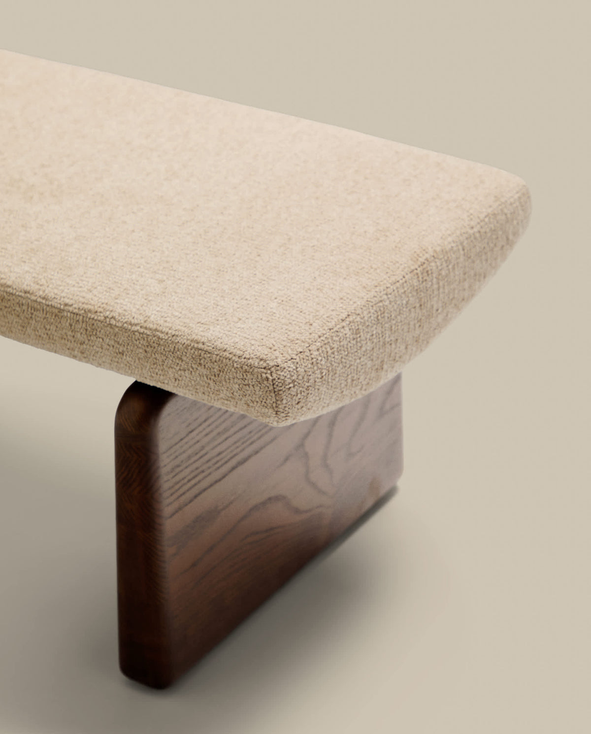 Japandi Polsterbank Topaz – Beige, 150cm – weitere Ansicht