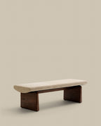 Japandi Polsterbank Topaz – Beige, 150cm – weitere Ansicht