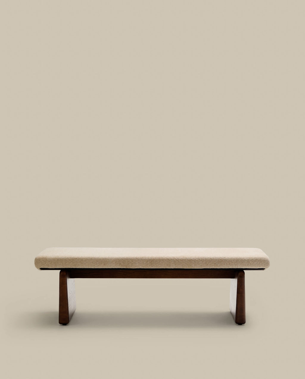 Japandi Polsterbank Topaz – Beige, 150cm – weitere Ansicht