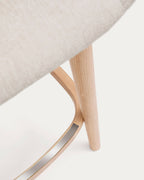 Japandi Hocker Konna – Esche, Beige, 65 cm – weitere Ansicht