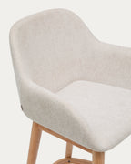 Japandi Hocker Konna – Esche, Beige, 65 cm – weitere Ansicht