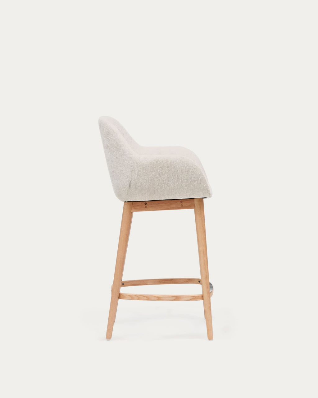 Japandi Hocker Konna – Esche, Beige, 65 cm – weitere Ansicht