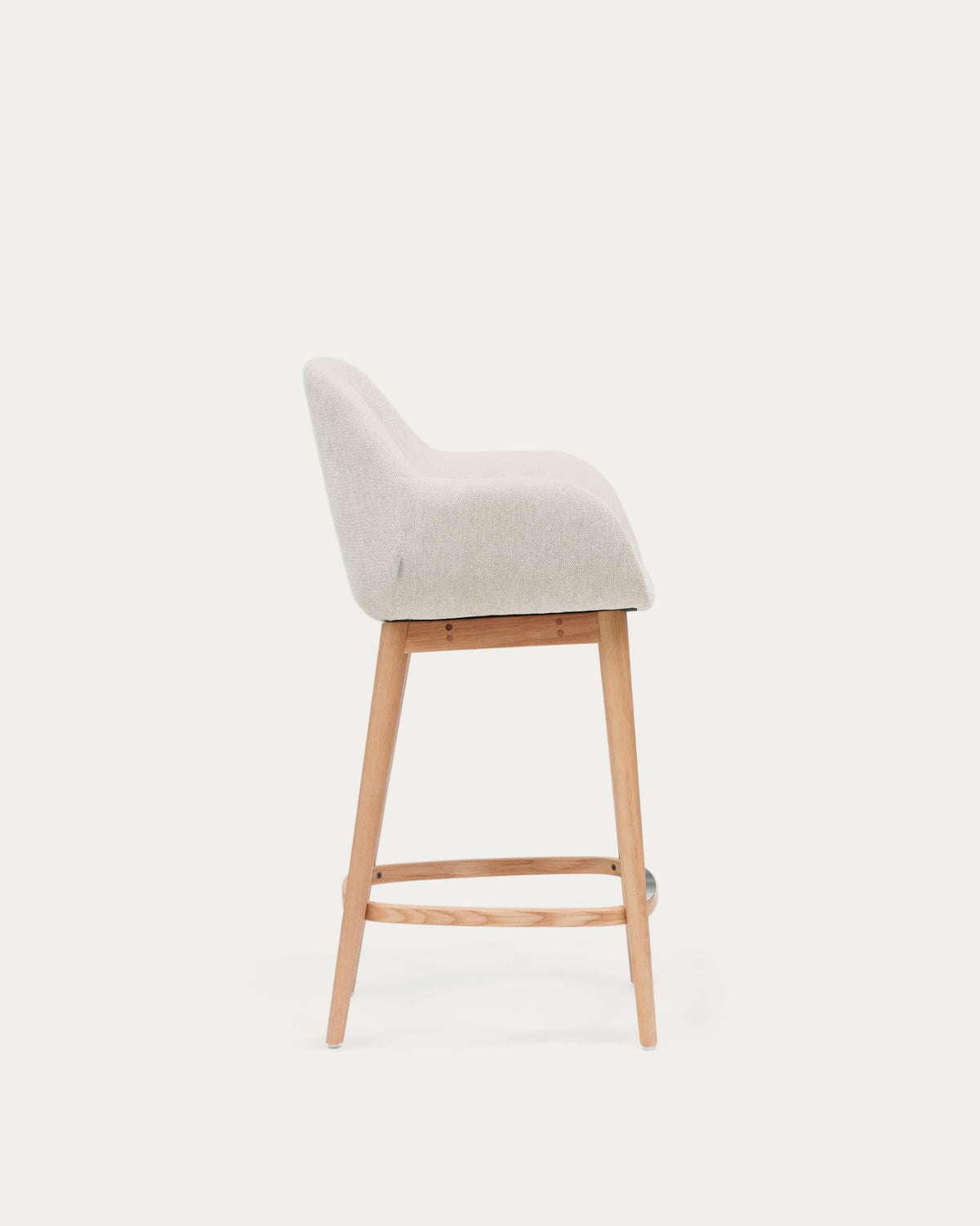 Japandi Hocker Konna – Esche, Beige, 65 cm – weitere Ansicht