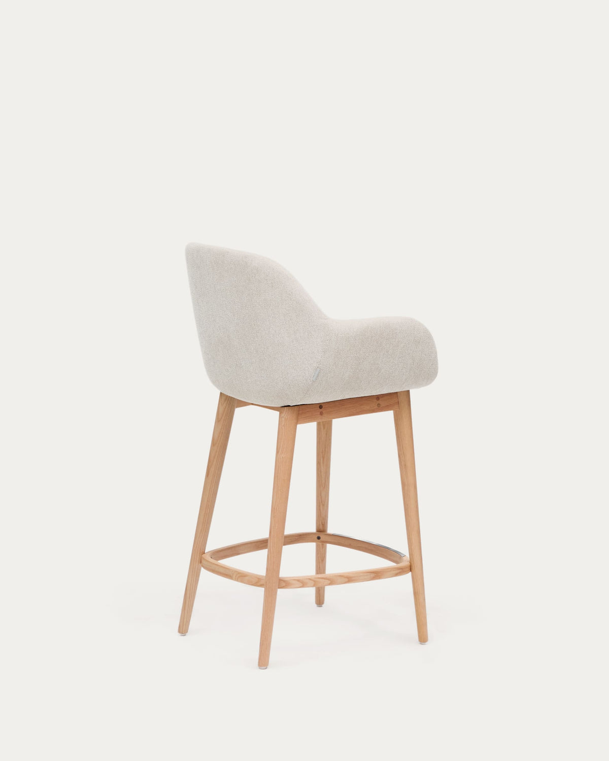 Japandi Hocker Konna – Esche, Beige, 65 cm – weitere Ansicht