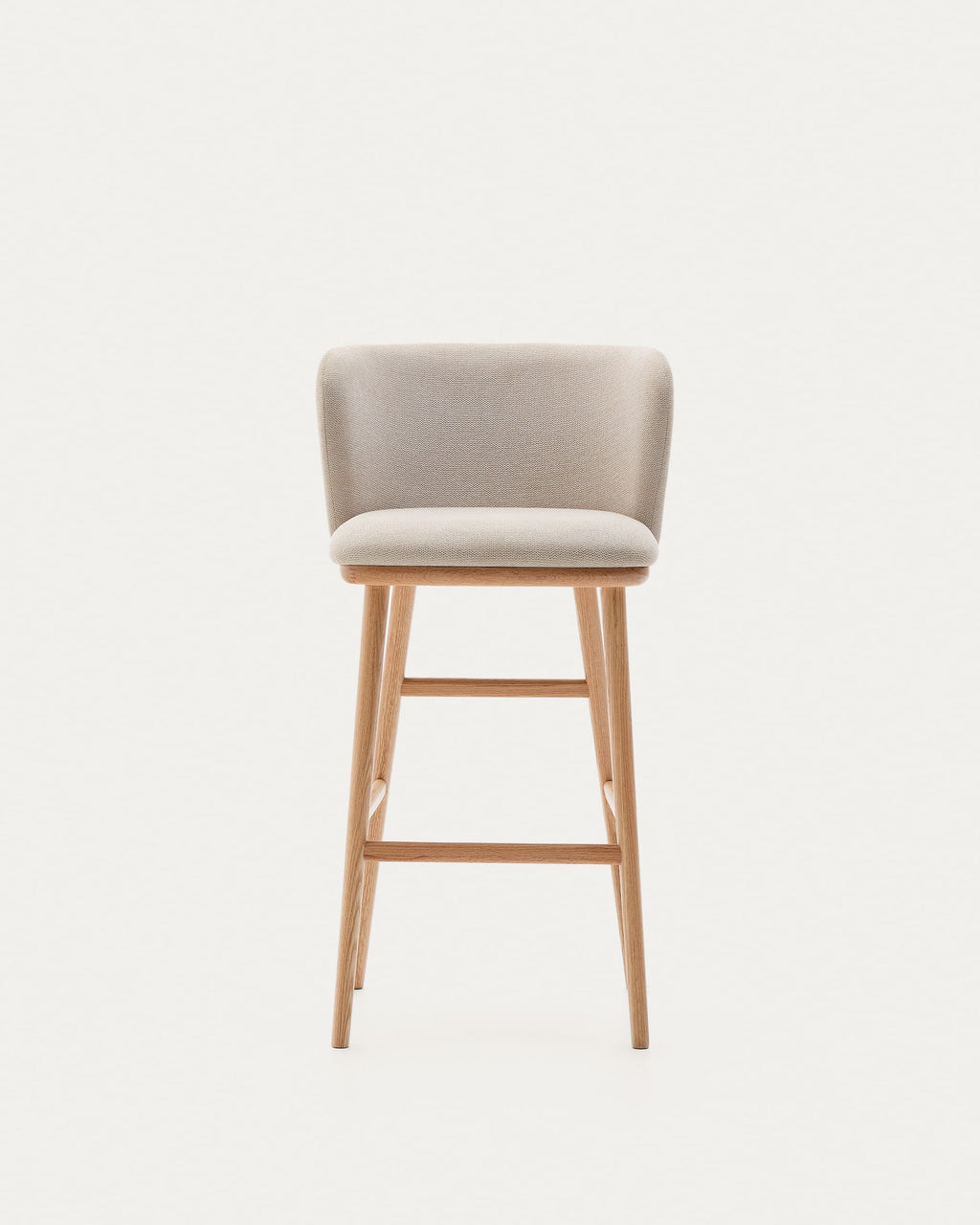 Japandi Hocker Ciselia – Chenille, Beige, 75 cm – weitere Ansicht