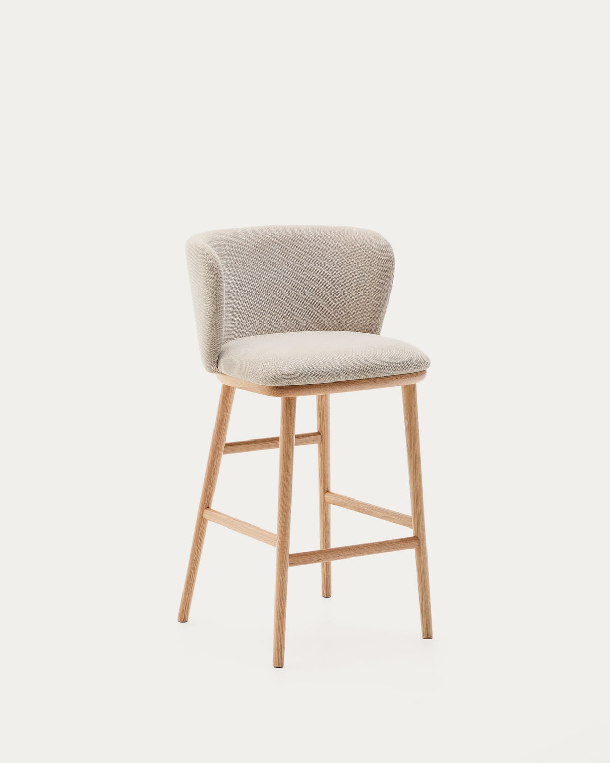 Japandi Hocker Ciselia – Natur, Beige, 65 cm – Produktansicht