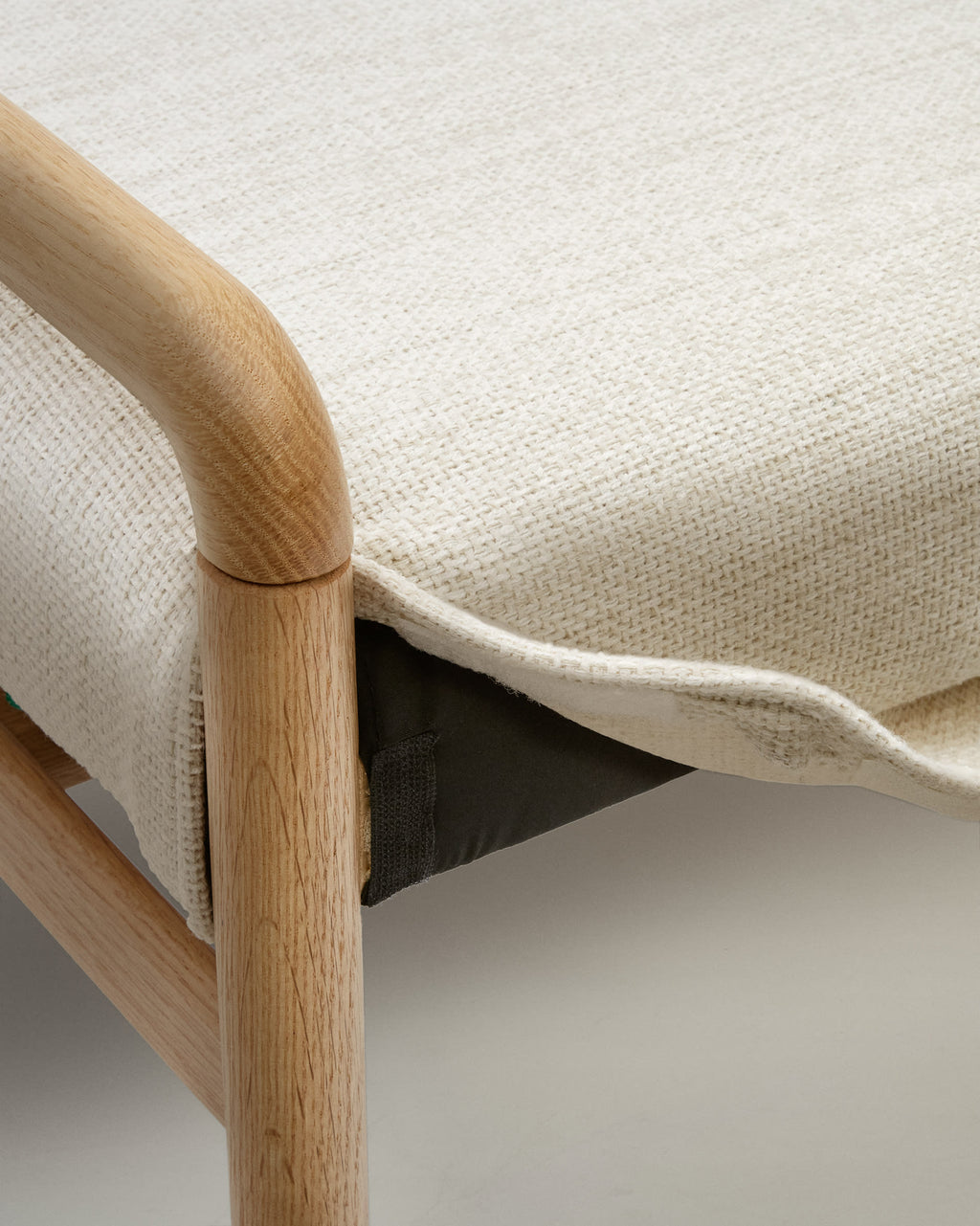 Japandi Bankbezug Macaret – Chenille, Beige – weitere Ansicht