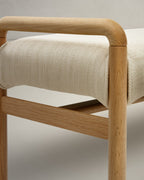 Japandi Bankbezug Macaret – Chenille, Beige – weitere Ansicht