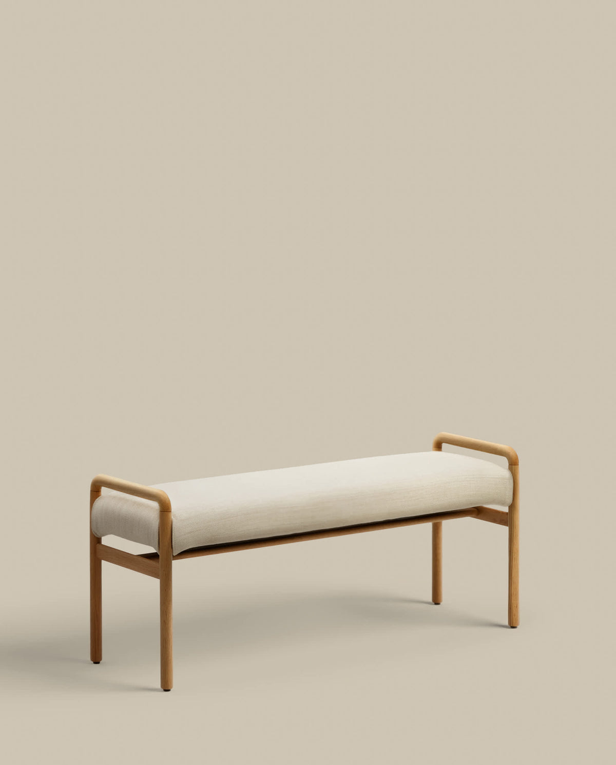 Japandi Polsterbank Macaret – Eiche, Natur, 120 cm – weitere Ansicht
