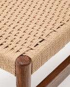 Japandi Bank Zaide – Eiche, Nussbaum, 120 cm – weitere Ansicht