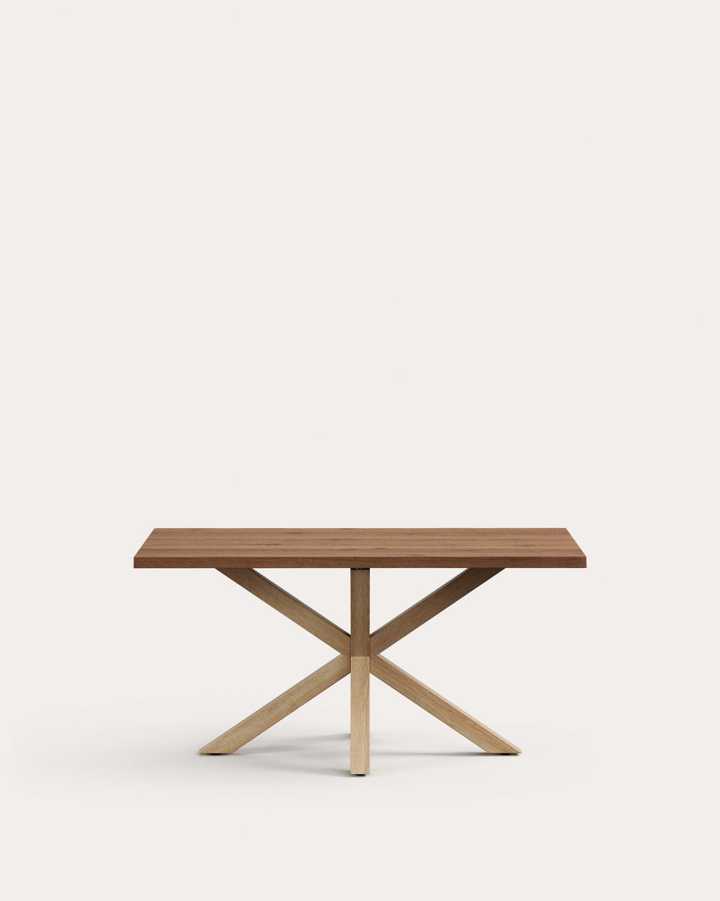 Japandi Esstisch Argo – Eichenfurnier, 160 × 90 cm – Produktansicht