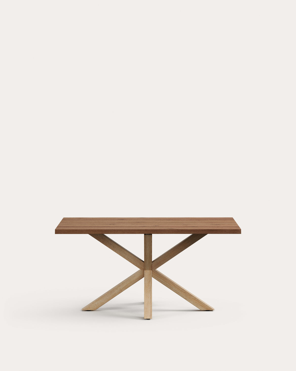 Japandi Esstisch Argo – Eichenfurnier, 160 × 90 cm – Produktansicht