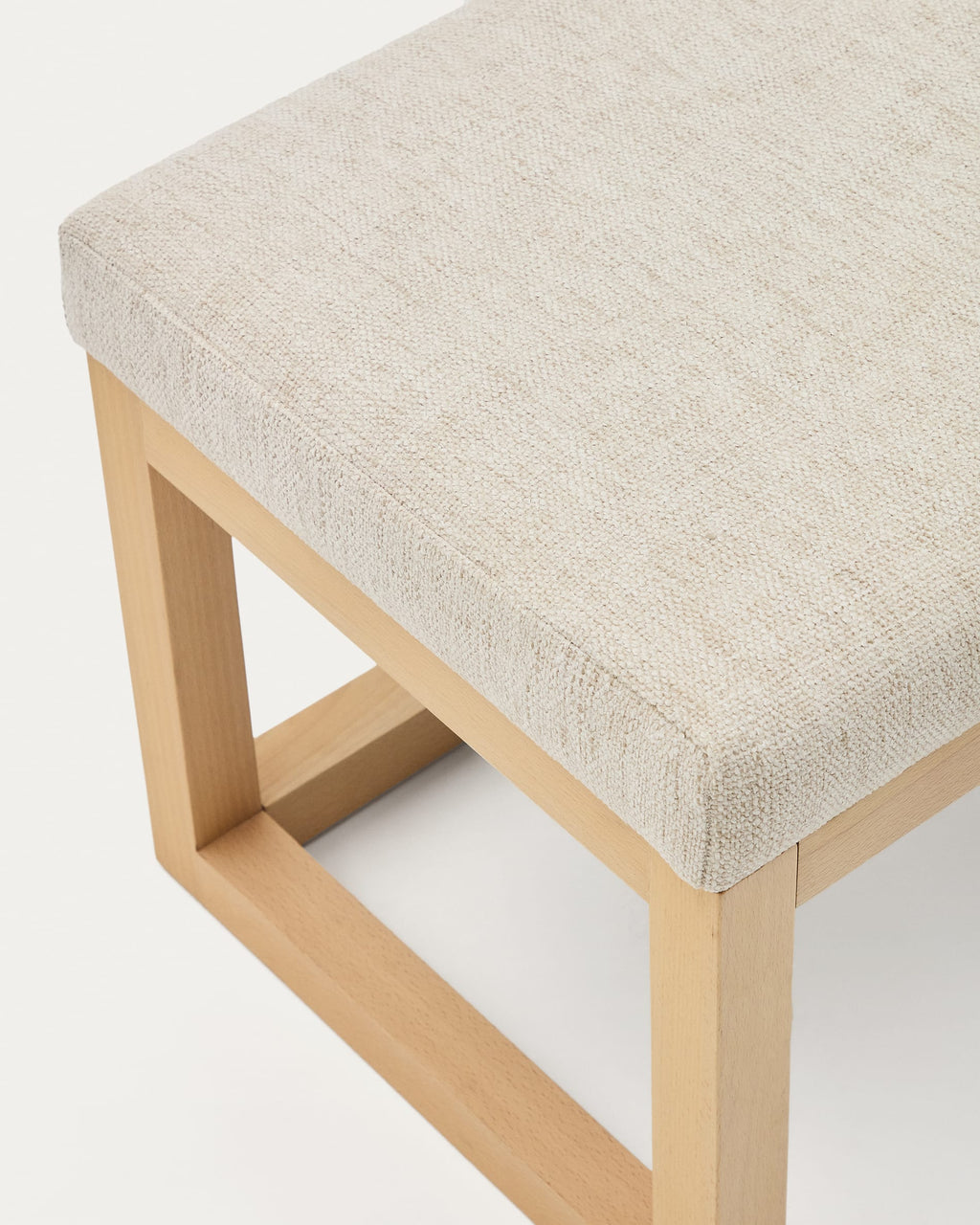 Japandi Bank Loya – Beige, 128 cm – weitere Ansicht