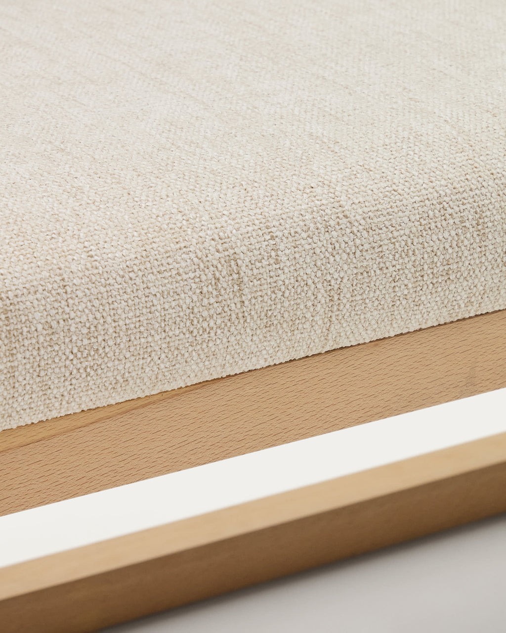 Japandi Bank Loya – Beige, 128 cm – weitere Ansicht