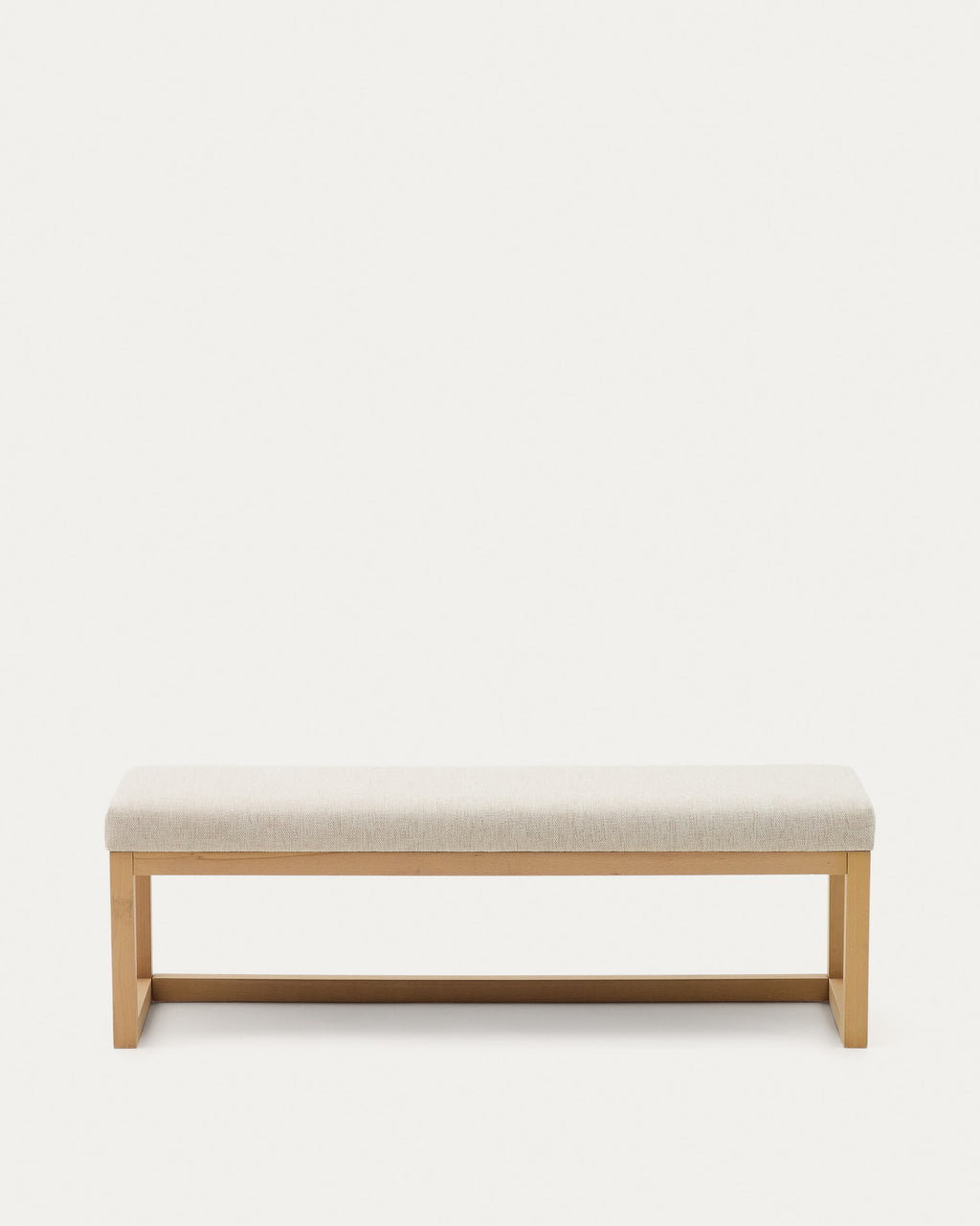 Japandi Bank Loya – Beige, 128 cm – weitere Ansicht