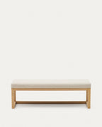 Japandi Bank Loya – Beige, 128 cm – weitere Ansicht