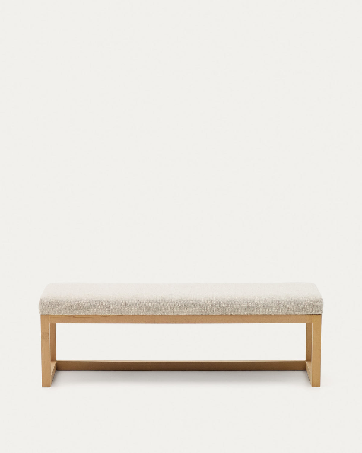 Japandi Bank Loya – Beige, 128 cm – weitere Ansicht
