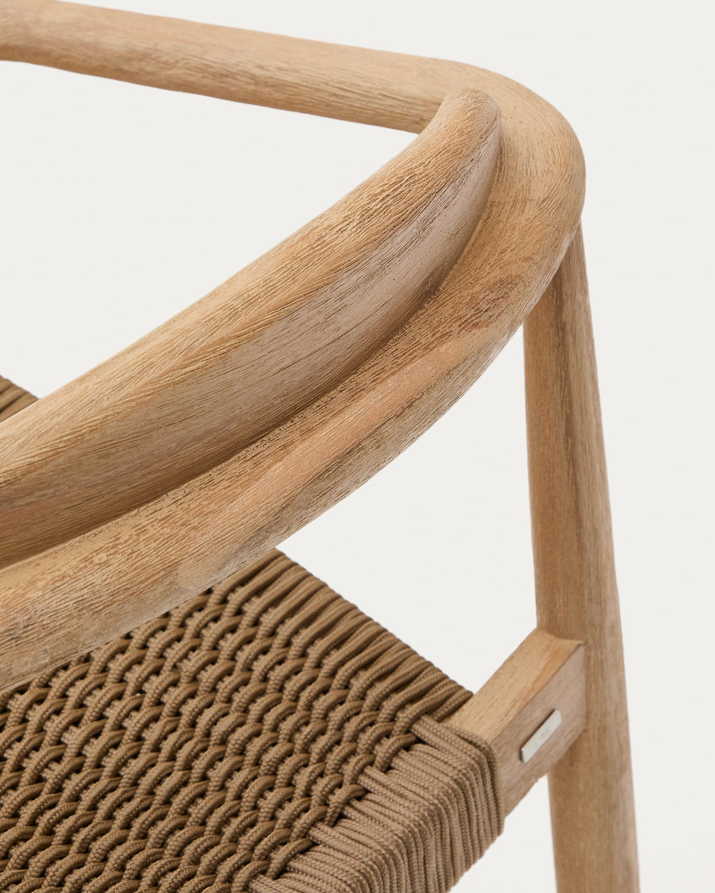 Japandi Stuhl Nina – Seil, Beige – weitere Ansicht