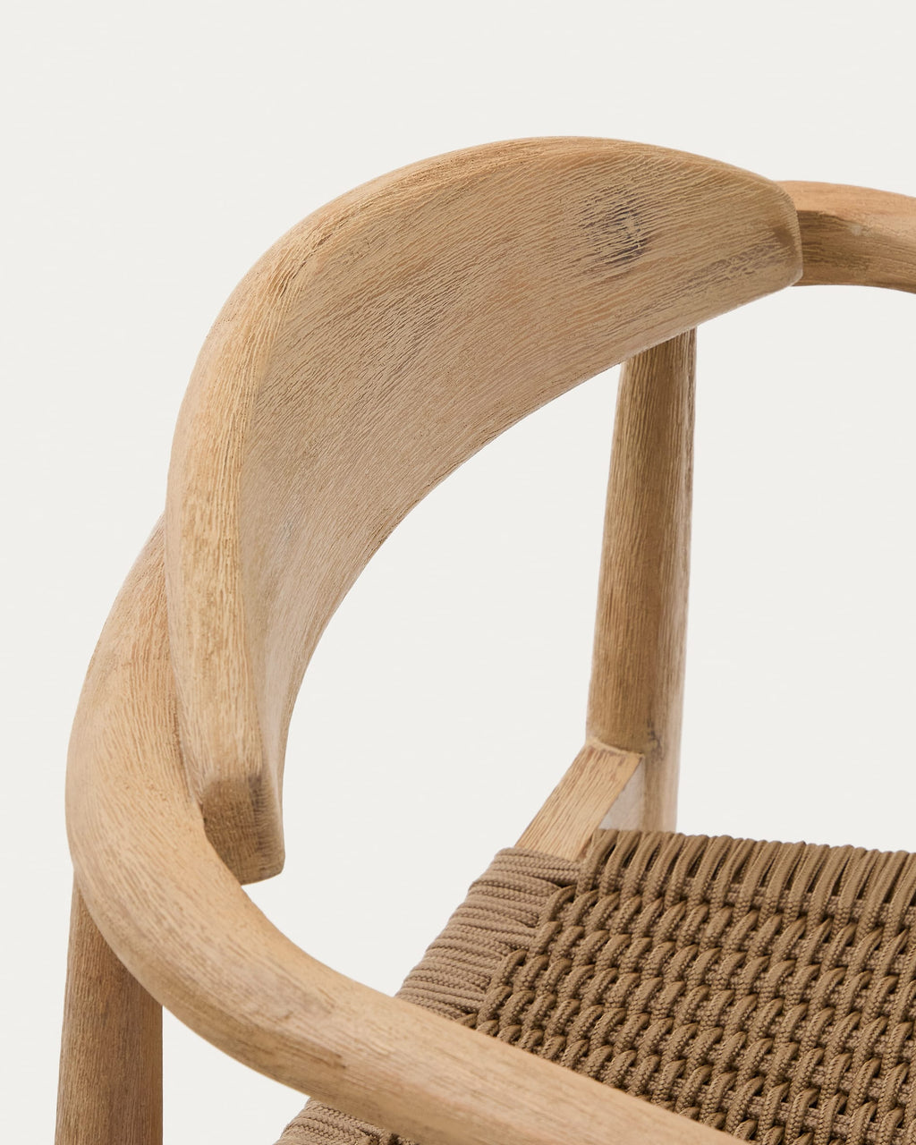 Japandi Stuhl Nina – Seil, Beige – weitere Ansicht